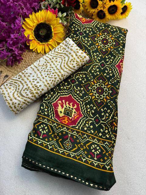 Tulsi pashmina silk Indian saree wholesalers in Mumbai